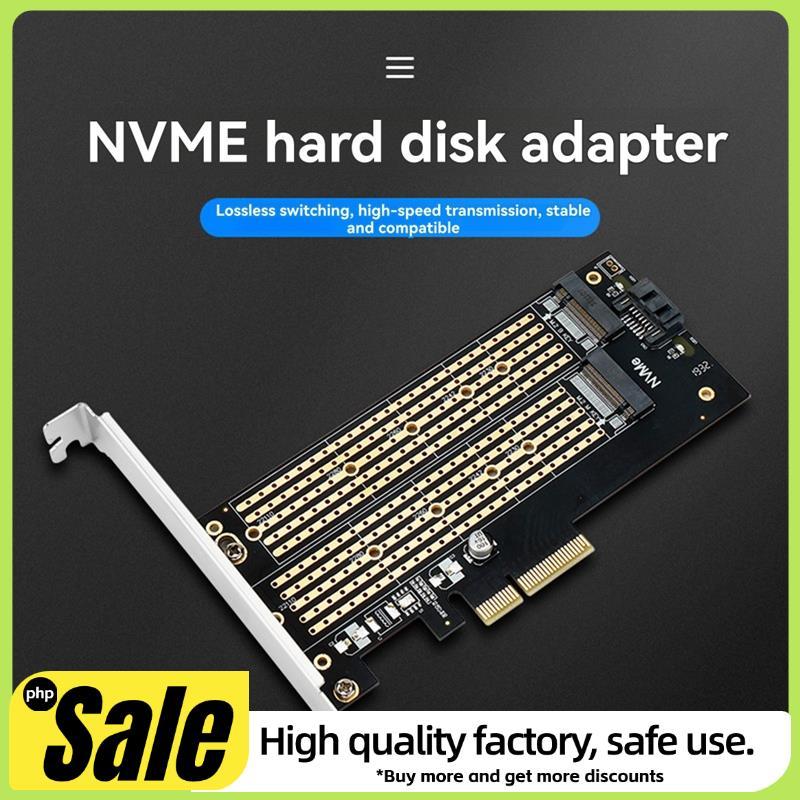Adaptador M . 2 Dual PCIe 4.0 Para NVME/NGFF SSD (Chave) E B) Slot X4 X8 X16