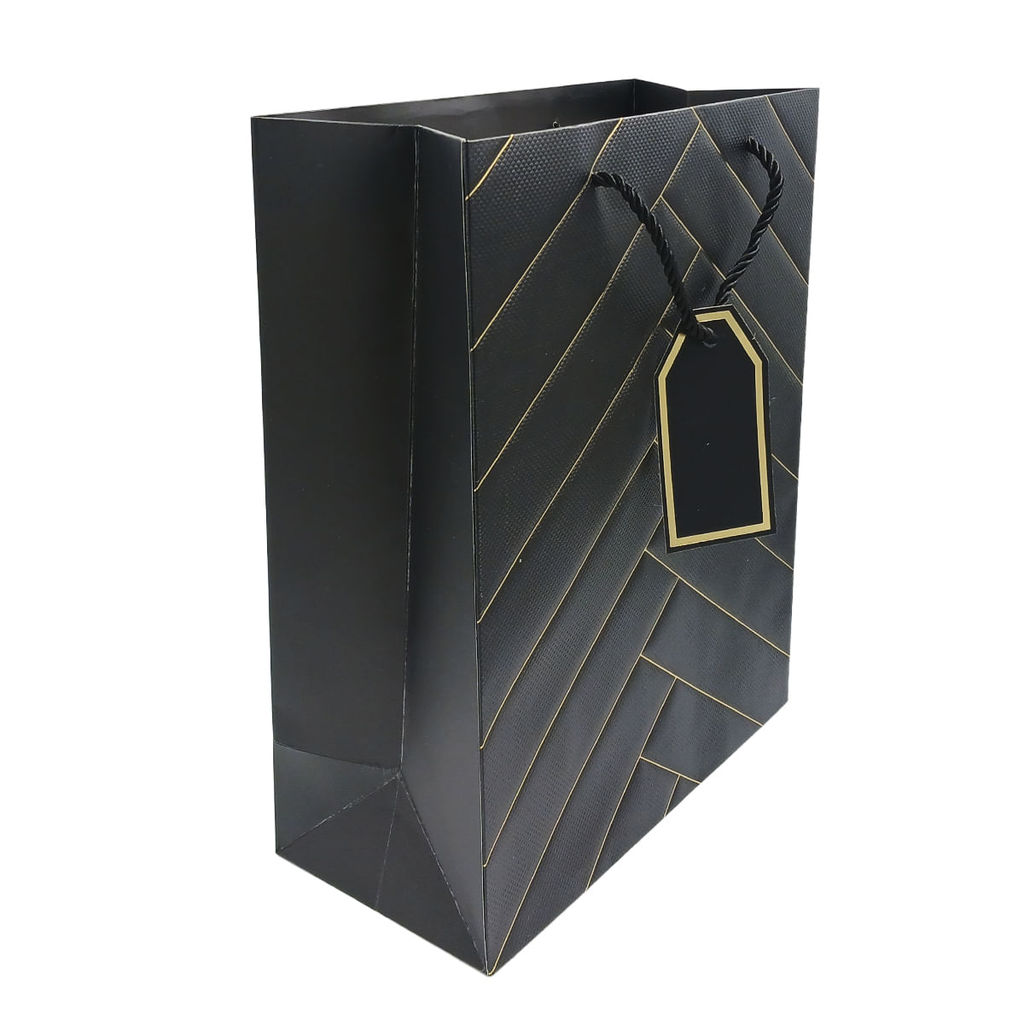 Sacola P/ Presente Lines 26x32cm em Papel Amigold