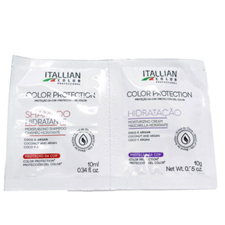 Sache Duplo Itallian Shampoo 10ml + Mascara 10g em Oferta na Shopee