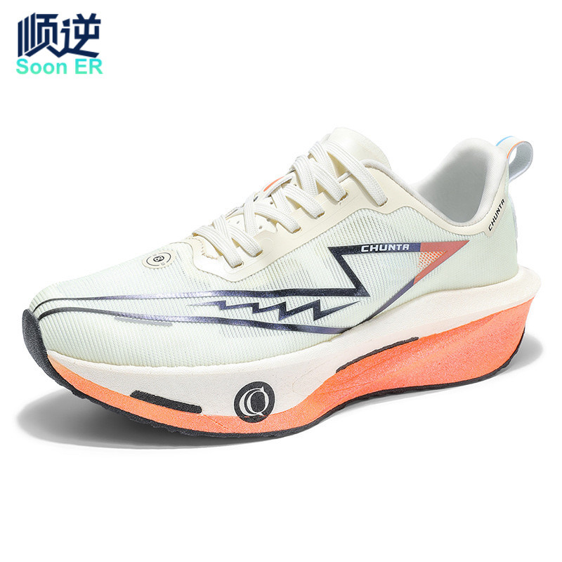 Placa de carbono tênis de corrida masculino feminino Ultra-leve absorção de choque Pai-Tamanho 34-44 Esportes Sapotos