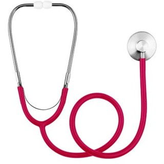 Estetoscópio Cabeça Simples Multi Saúde Vermelho - Hc689 em Oferta na Shopee