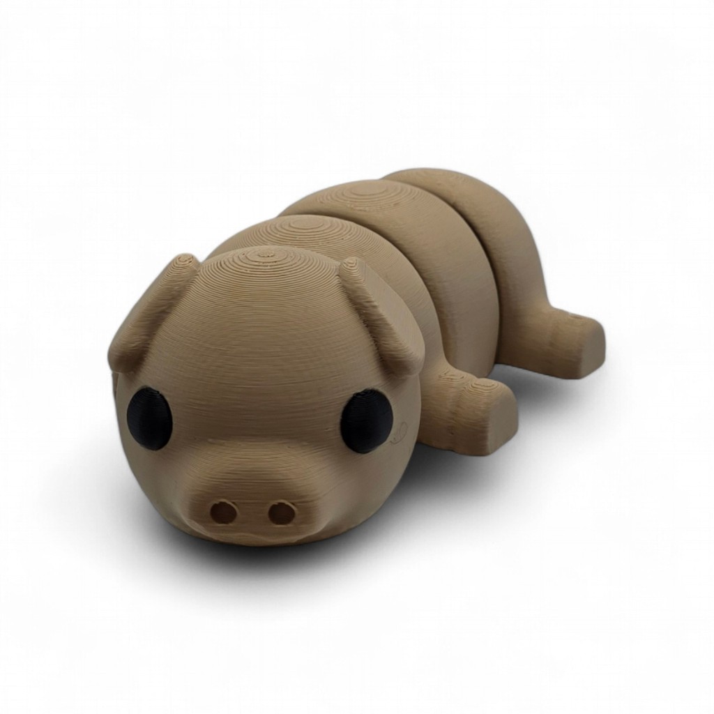 Porco Flexpop Grande Presente Decoração Antiestresse Articulado Fidget Brinquedo Animal