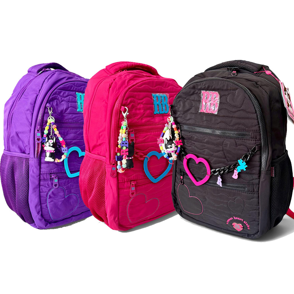 Mochila de Costas Rebecca Bonbon RB RB27014 Juvenil em Oferta na Shopee