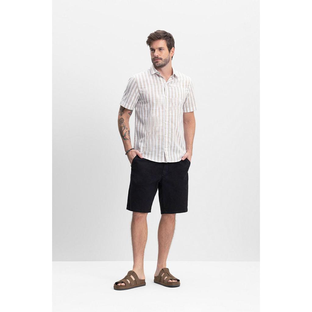 Camisa masculina listrada Essendi Camisa Bearritz Listrado Masculina Essendi P