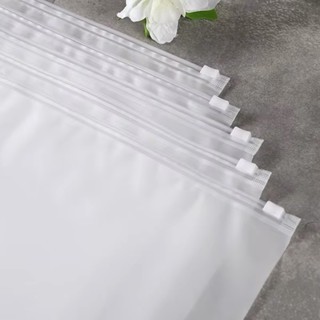 Saco plástico fosco com zíper 18x25cm 50 unidades, embalagem para roupas e acessórios em Oferta na Shopee