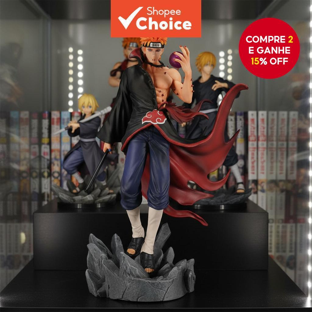 22,5cm Estátua Naruto Pain PVC Modelo GK Anime Figura Coleção Decoração de Mesa Brinquedo Presente em Oferta na Shopee