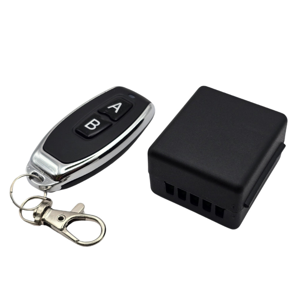 Modulo Rele Rf 433mhz 12v 24v + Controle Remoto Rf 433mhz moto
