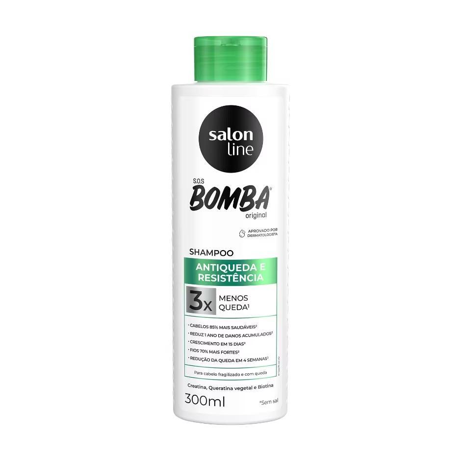 Shampoo Salon Line SOS Bomba Antiqueda e Resistência 300ML
