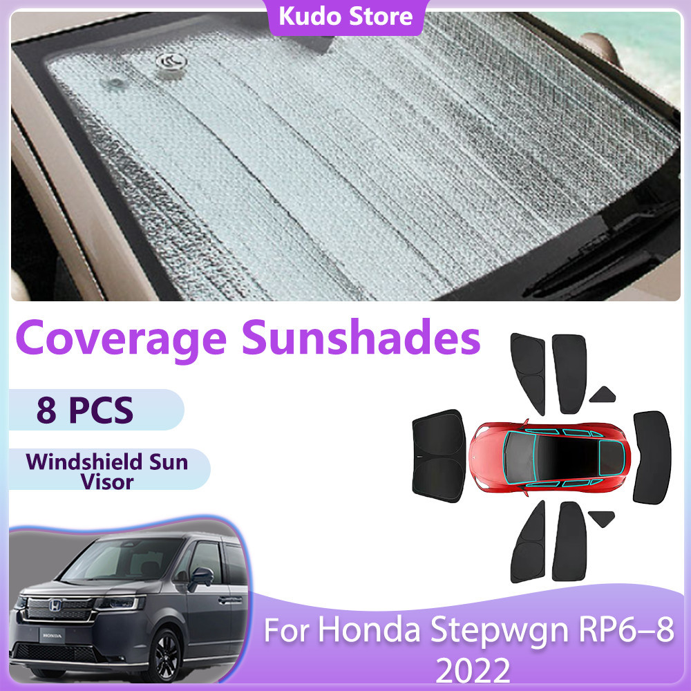 Cobertura Completa Pára-Sóis Sombra Para Honda Stepwgn RP6 – 8 2022 Janelas Laterais Traseiras Brisa Do Carro Viseira De