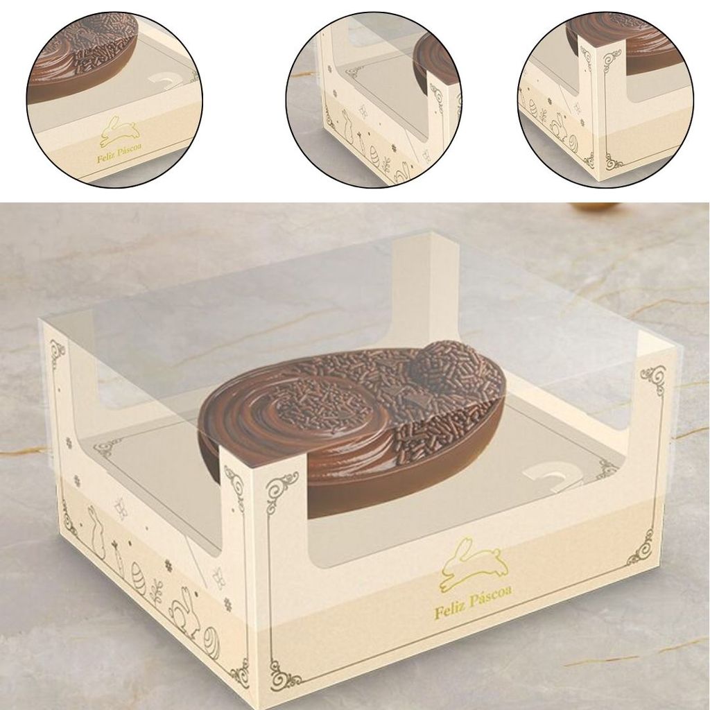 5 CAIXA OVO DE COLHER ENCANTO 250/350G - PASCOA LUZ 5781 ( IDEIA PÁSCOA 2026 )