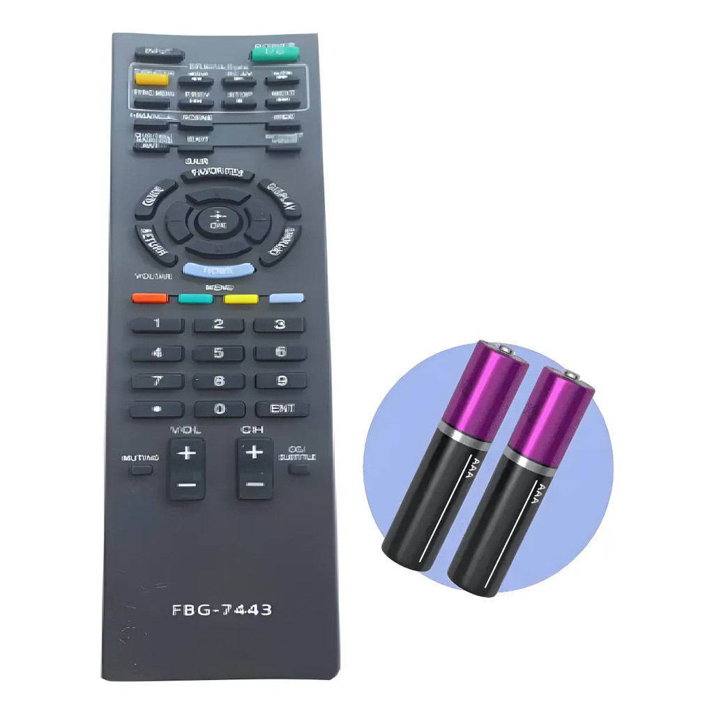 Controle Remoto Compatível Com Tv Sony Lcd - Modelo Fbg-7443