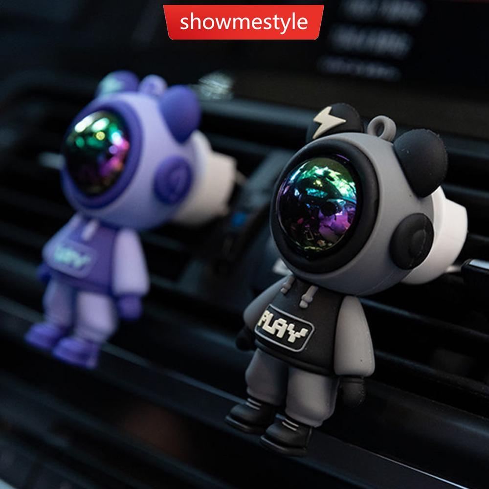 SMS Astronauta Dos Desenhos Animados Interior Do Carro Saída De Ar Perfume Clipe Condicionado Aromaterapia Acessórios P5