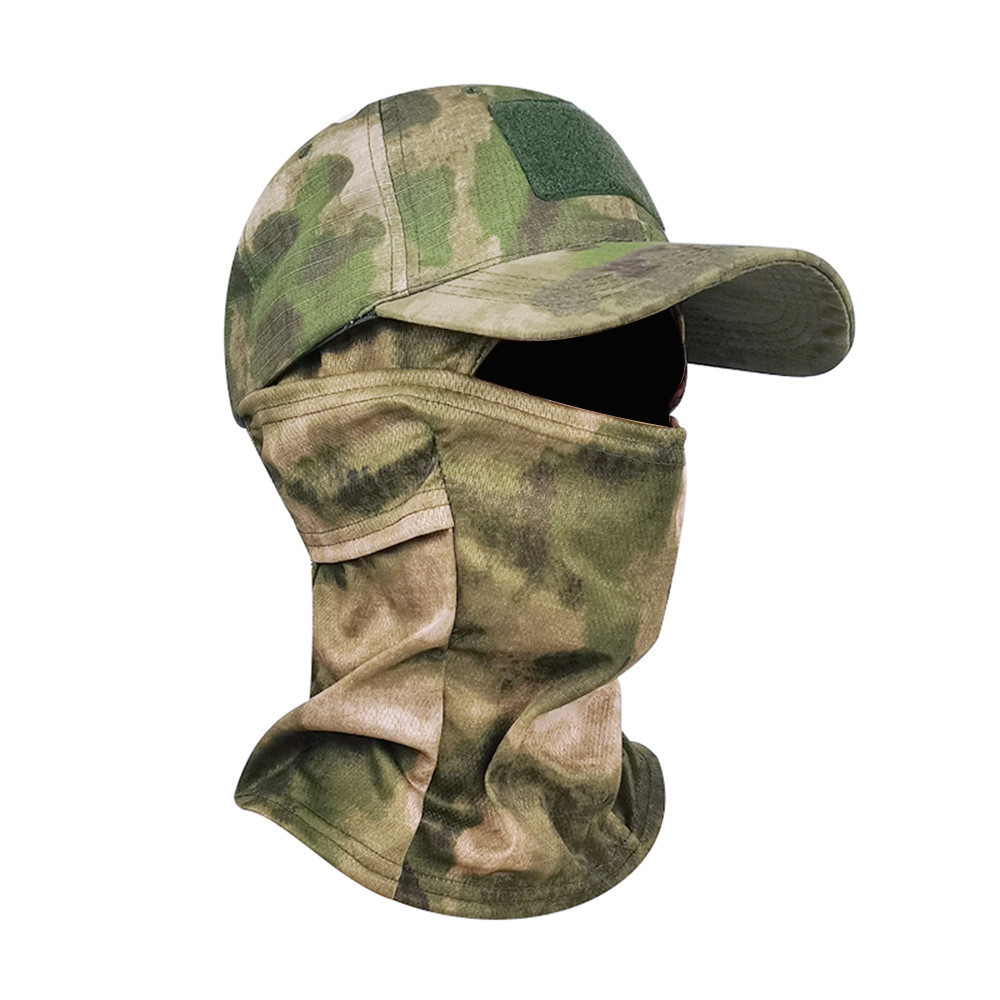 Boné Militar Tático Exército Bonés De Beisebol Masculino Balaclava Caminhadas Ao Ar Livre Alpino Camuflagem Tática Másca