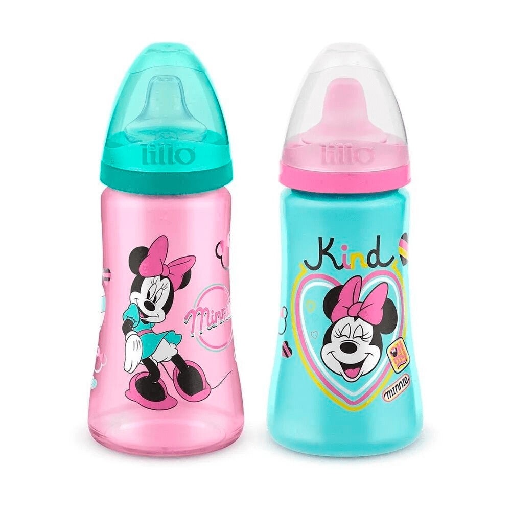 Pack Com 2 Copos Lillo Colors Disney Rosa