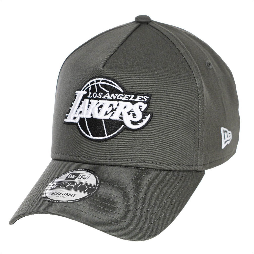 Boné New Era 9Forty Lakers NBA Cinza - Único em Oferta na Shopee