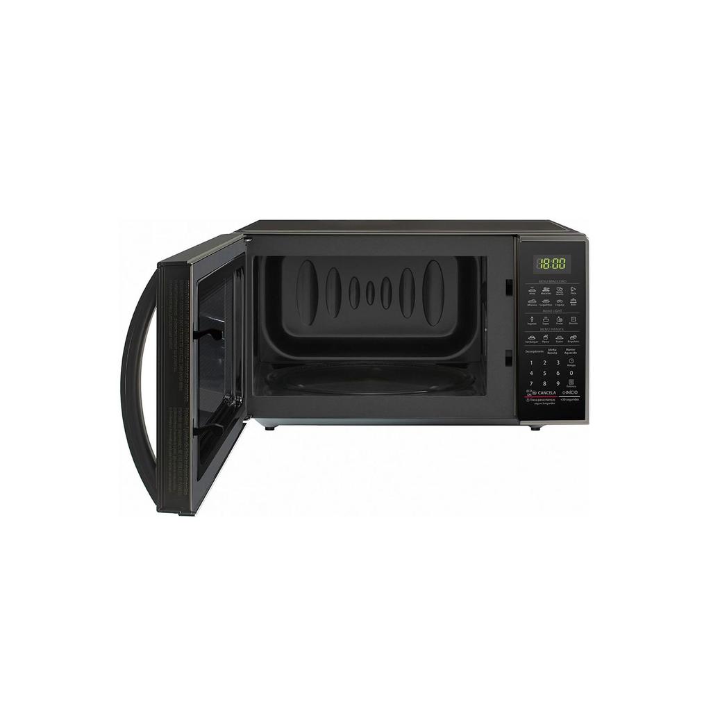 Micro-ondas LG 30 litros Prata Limpa Fácil (MS3043BRA) · foto 2