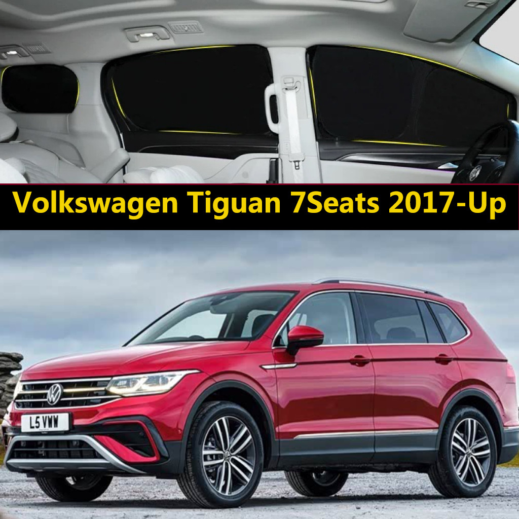 Pára-Sol Do Carro Para Volkswagen Tiguan 7 Seats 2017-Up Cortina De Totalmente Blackout Proteção Solar Privacidade Acamp