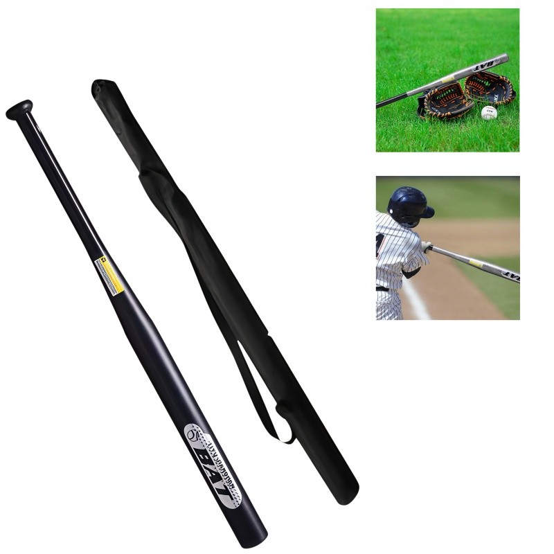 Taco de beisebol de aço de liga espessada, taco de beisebol de fitness para carro，28''/32''