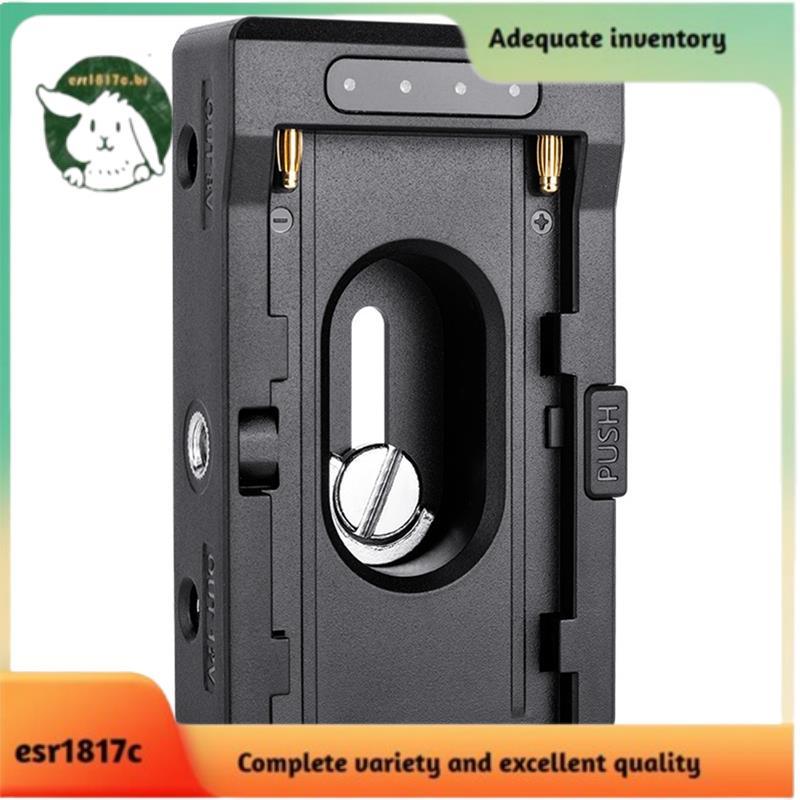 Braçadeira De Câmera NP-F Placa Adaptadora De Bateria Tipo Baterias 12V/7.4V Porta De Saída LED Baixa Indicada