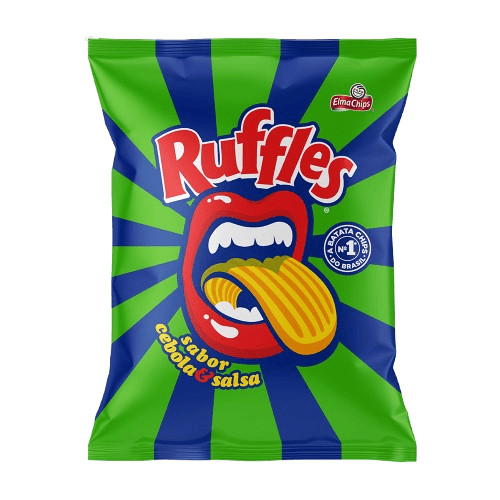 Batata Frita Ondulada Cebola & Salsa Ruffles Pacote 33g  