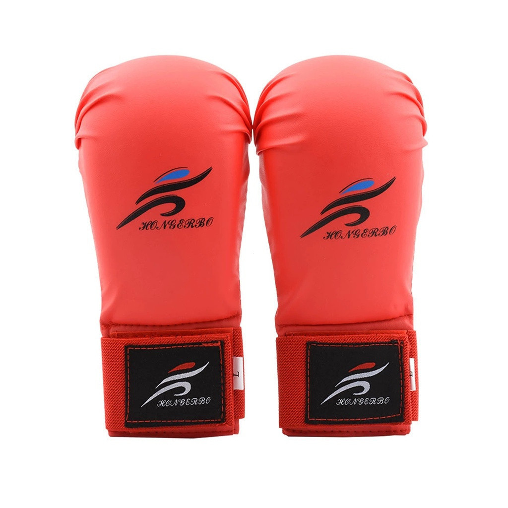Luvas de karatê para crianças adultas Sanda Boxe Handguard Equipamento Equipamento de proteção ZXLB