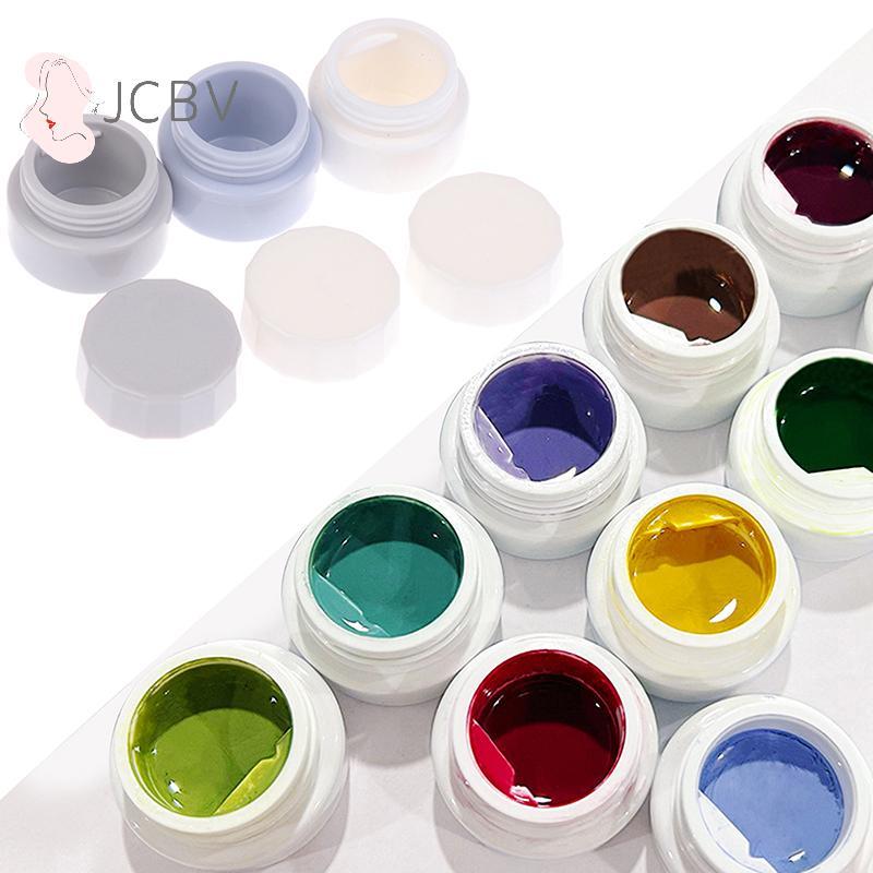 [JCBV] 2 Unidades 5ml Unhas Patting Gel Frasco Vazio Suporte Para Esmalte Pintado Caso Paaging Caixa Manicure Organizado