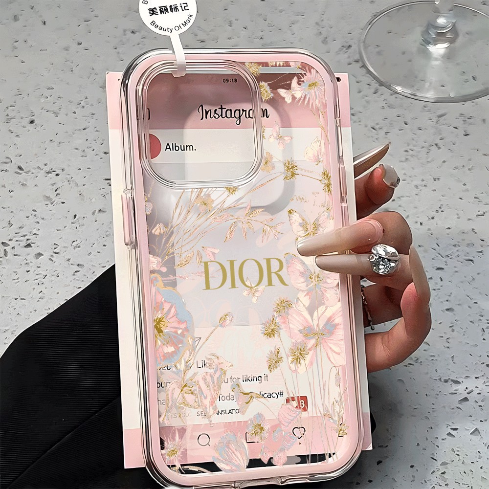 Capa De Logotipo Capinha Para iPhone 16 15 14 Plus 13 12 11 17 Air Pro Max Acrílico Transparente Ins 3 Em 1 Simples Anti