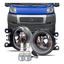 Par Farol De Milha Aux Ducato 2018 2019 2020 21 + Super Led
