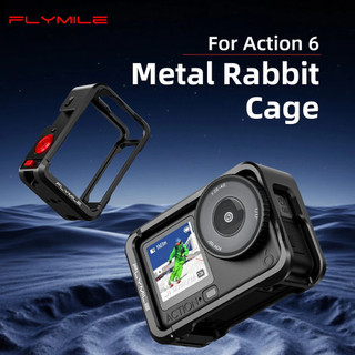 Metal Cage, Protective Frame and Housing for DJI OSMO ACTION 6, Expansion Accessories for Action Camera