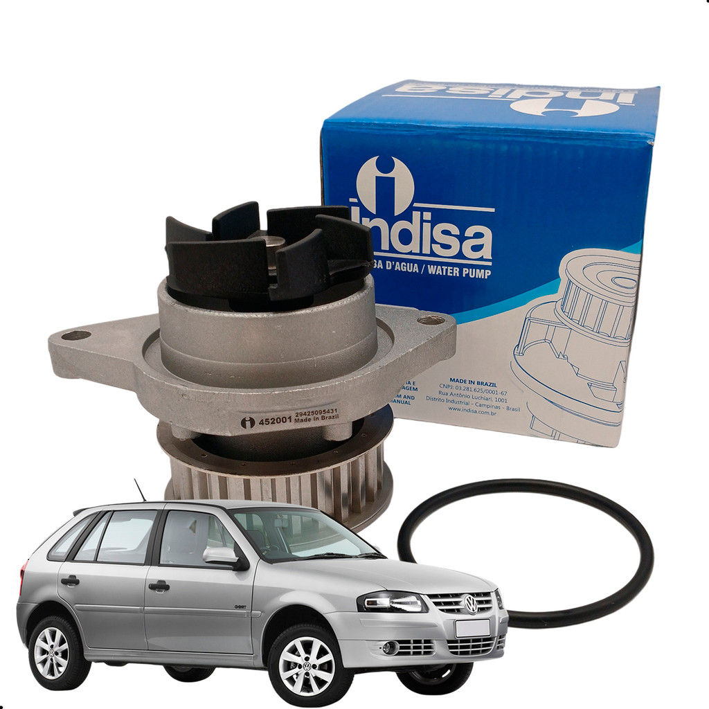 Bomba D'água Volkswagen Gol G2 G3 G4 G5 Fox Polo Saveiro 1.0 8v At Power Ea111 G