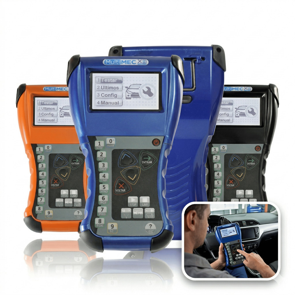 Scanner Automotivo Multimecx3 Portátil - Multi Mec Diagnostico Diesel Injeção ABS Mecânico Carro