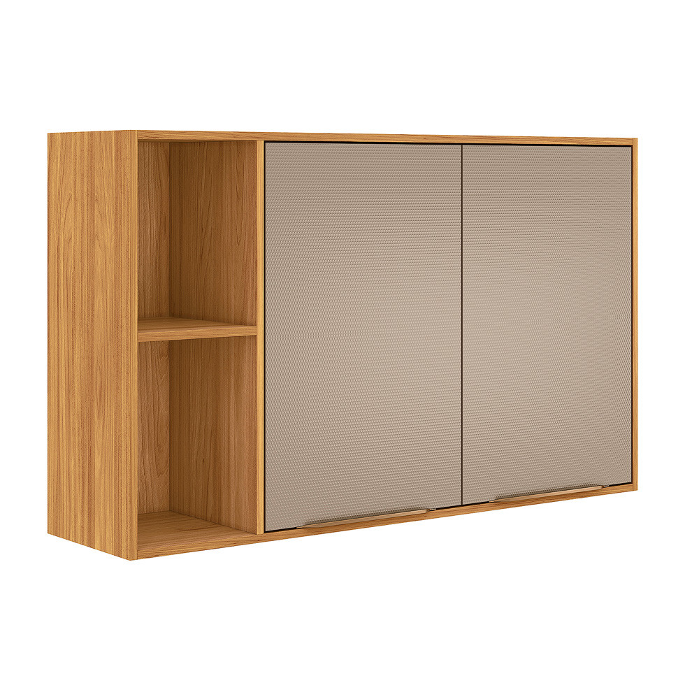 Armário Aéreo Plena 120cm 2 Portas Nicho Demóbile