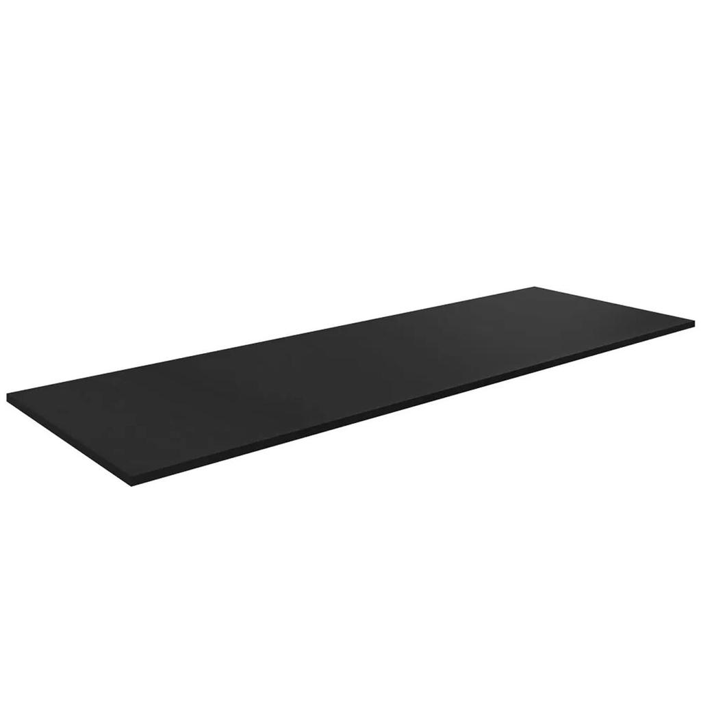 Tampo Para Balcão de Cozinha 150cm MDP Preto - AJL Móveis