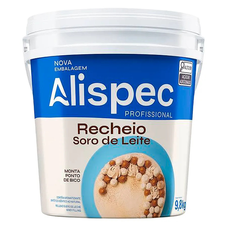 Doce de Leite Pastoso 9,8kg Recheio Soro de Leite Alispec