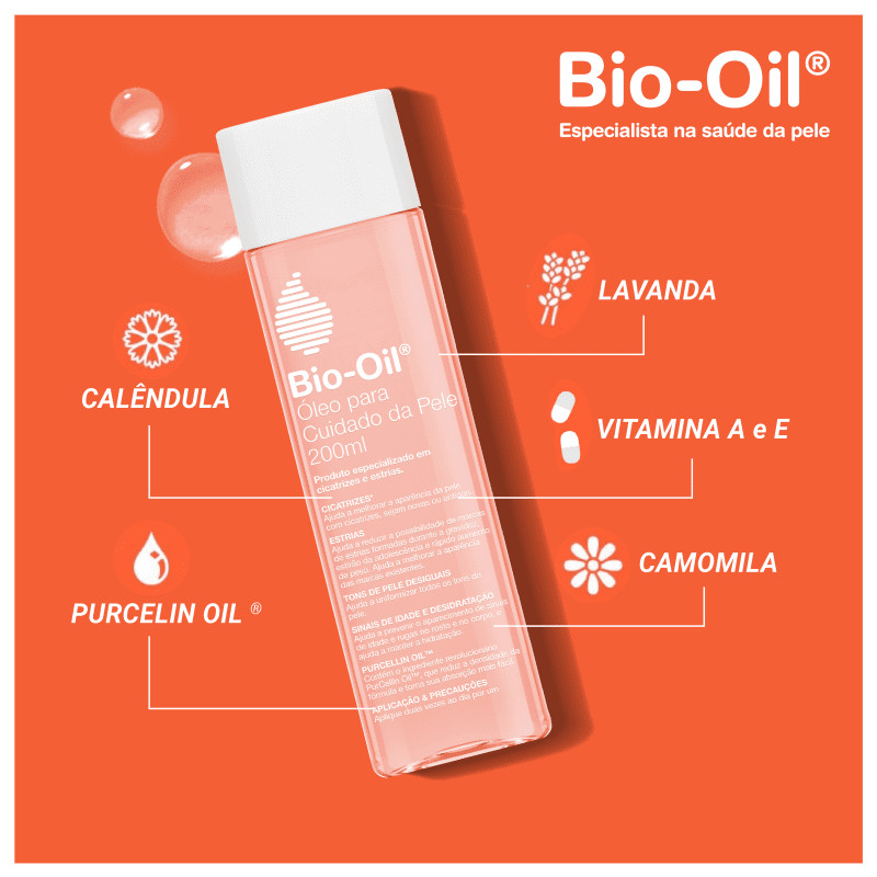Detalhes do Bio-Oil Óleo Restaurador Antiestrias 200ml