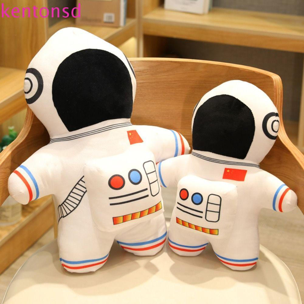 Brinquedo de Pelúcia Astronauta Kington Brinquedo de Nave Espacial Macio Boneca Realista Viagem de Desenho Animado DQVR