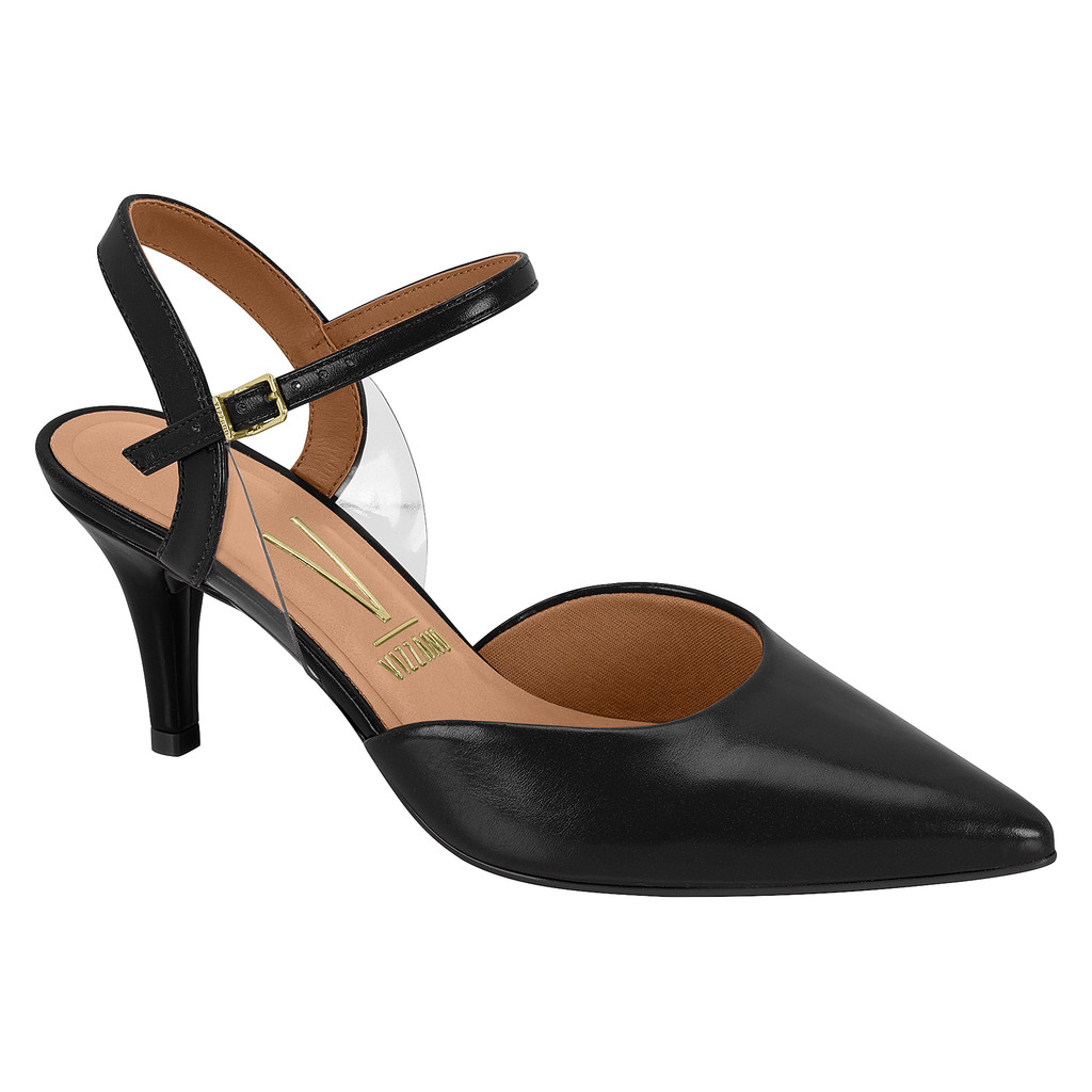 Scarpin Feminino Slingback Salto Médio Fino Festa Delicado Romântico Elegante Vizzano Orignal em Oferta na Shopee