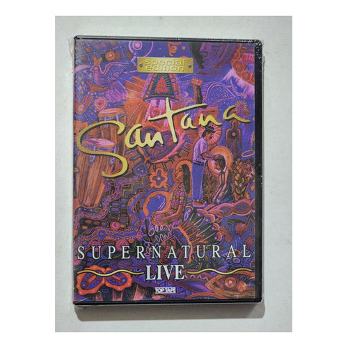 Dvd Santana Supernatural Live Original Lacrado