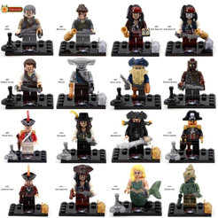 Menino brinquedo decoração de mesa presente de aniversário decoração de natal blocos de construção pirata