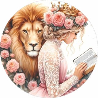 PAINEL REDONDO DECORATIVO TEMA: MULHER QUE ORA/PASTORA em Oferta na Shopee