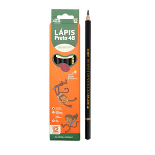 Lápis Grafite 4B Leo & Leo Caixa 12 Unidades Para Desenho em Oferta na Shopee