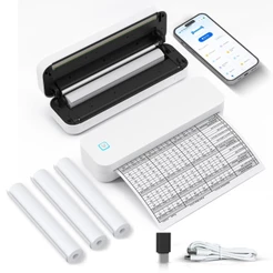 2 Em 1 Impressora Térmica A4 Decalque de Tatuagem Bluetooth Portátil Printer + Imprimir documento