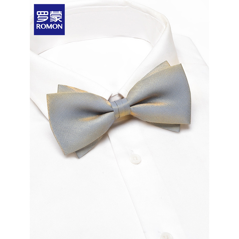 Lomon High-End dourado ouro gravata borboleta casamento masculino noivo padrinhos arco terno camisa gravata borboleta ac