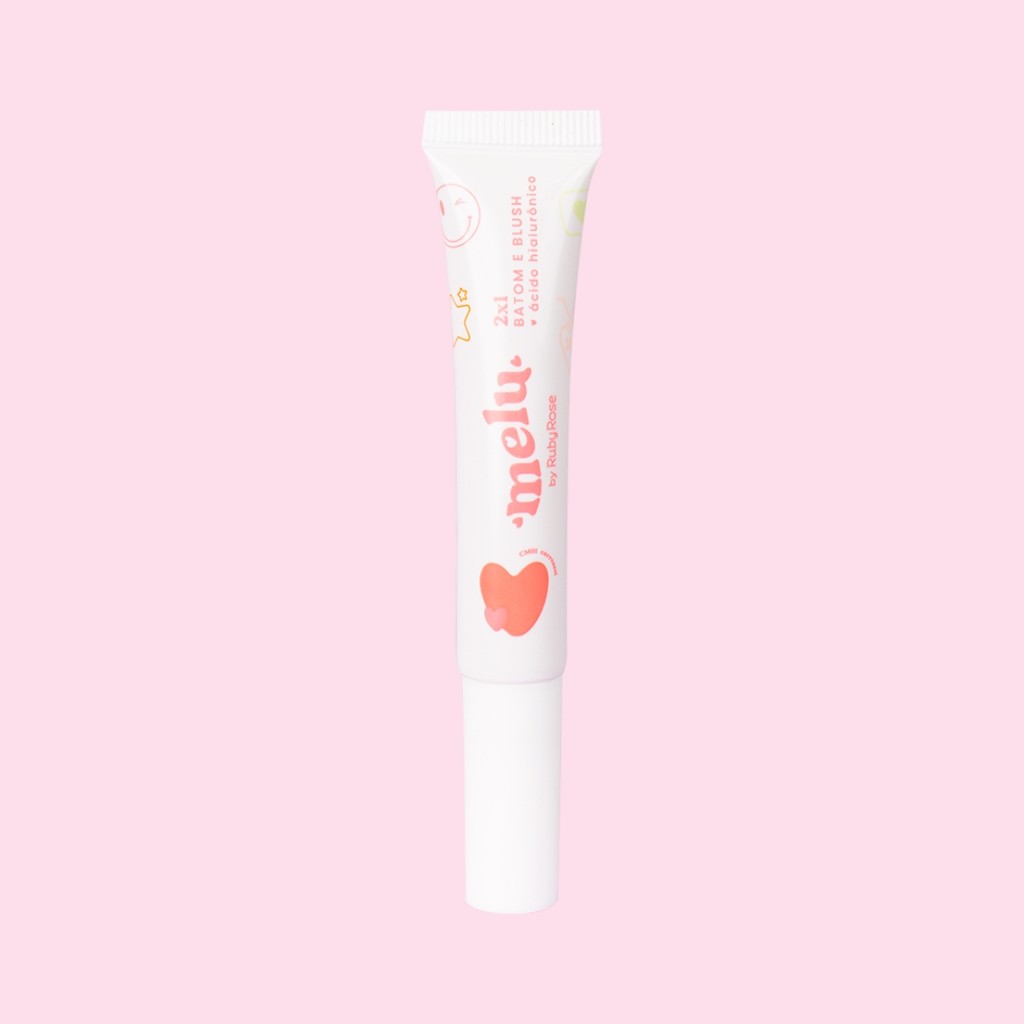 Batom E Blush 2x1 - RR6120 - Melu