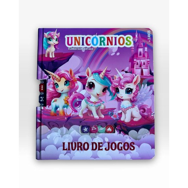 Livro de Jogos Unicornios - Capa Dura