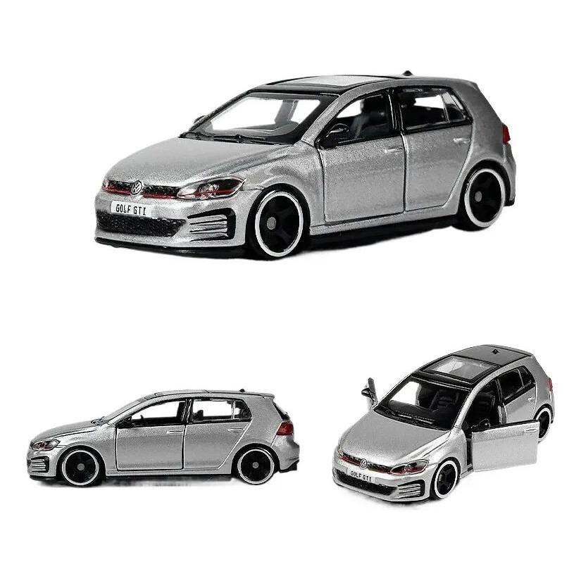 Miniatura Golf Gti Bburago 1:64  Prata  Volkswagen (2017)
