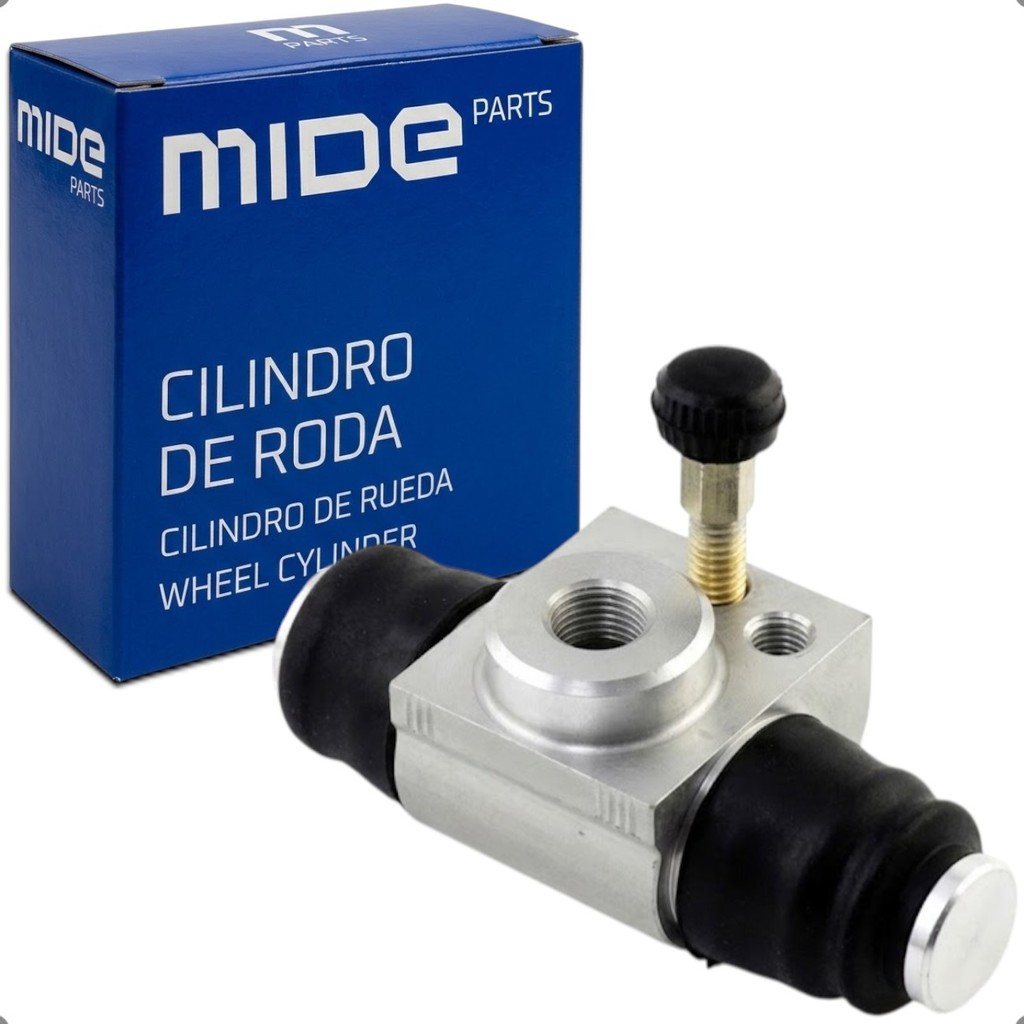 Cilindro De Roda Burrinho Freio Traseiro Para Volkswagen Fox Polo Gol Santana MideParts 17,46mm Sistema ATE MDCR017 1un