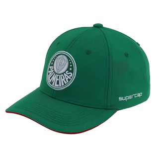 Boné Palmeiras Clássico Bordado Aba Curva Licenciado em Oferta na Shopee