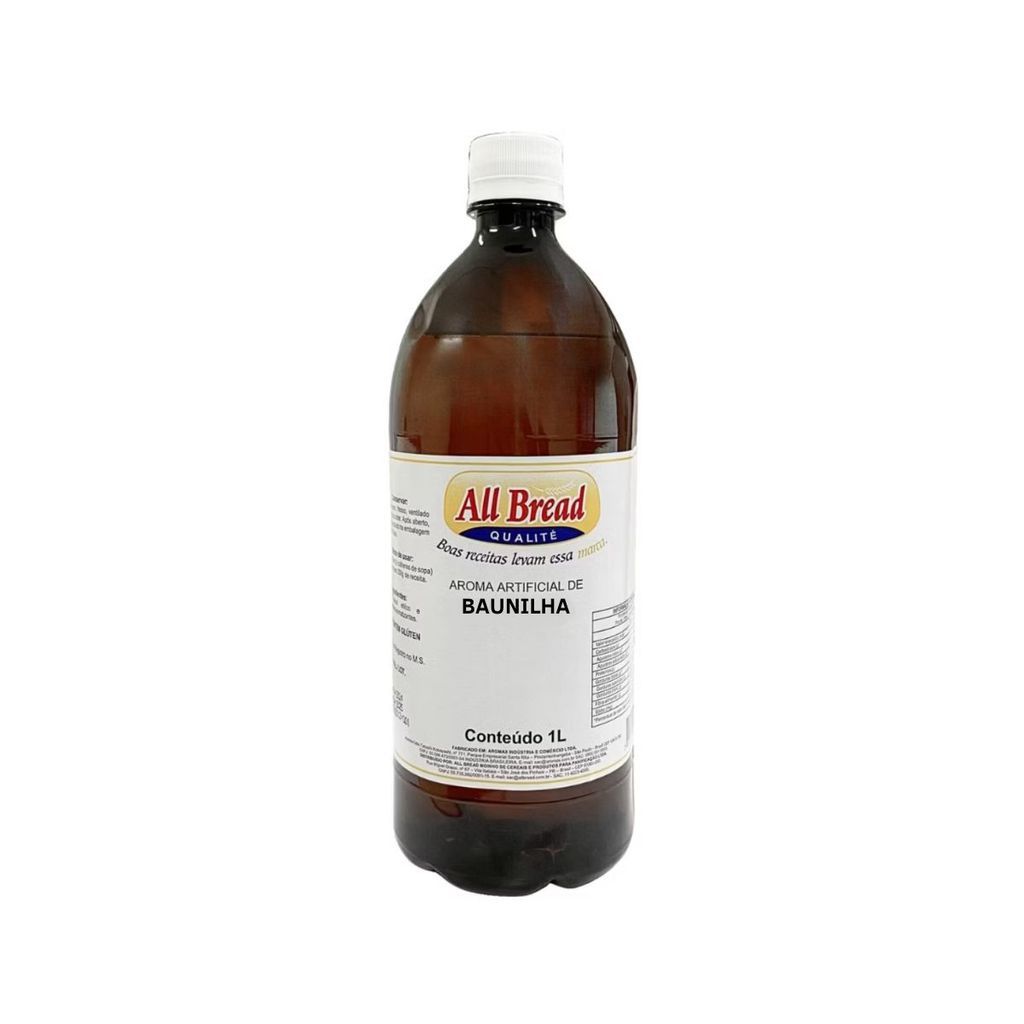 Essencia Alimentica Aroma Baunilha All Bread 1 Litro
