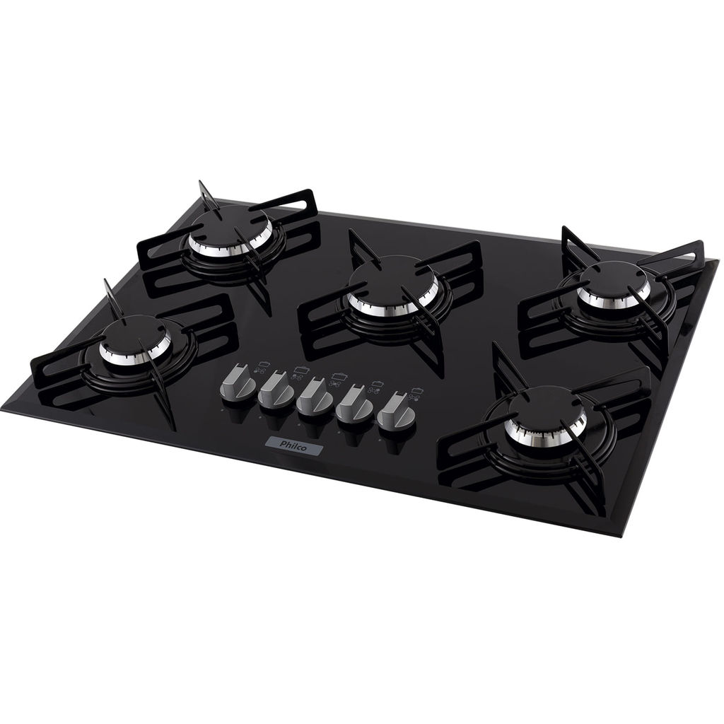 Cooktop a Gás Philco 5 Queimadores Cook Chef Bivolt